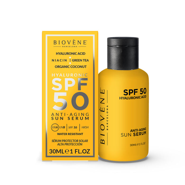 Sérum Solaire SPF 50 Acide Hyaluronique