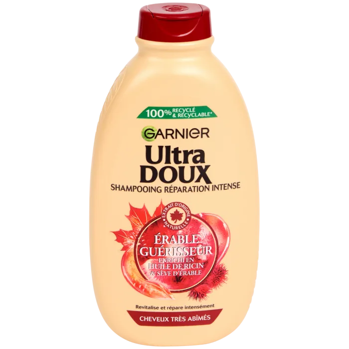 Shampoing Garnier Ultra Doux Érable guérisseur