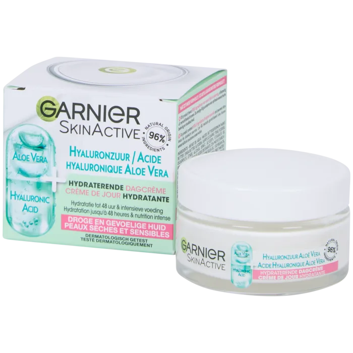 Crème de jour Garnier Skin Active Acide hyaluronique et Aloe Vera