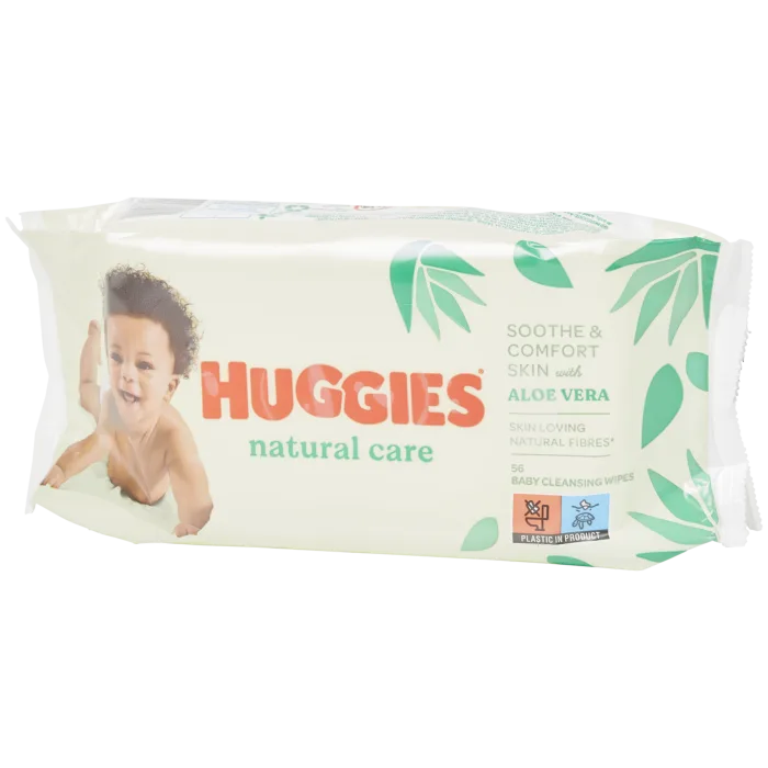 Lingettes pour bébé Huggies Natural Care