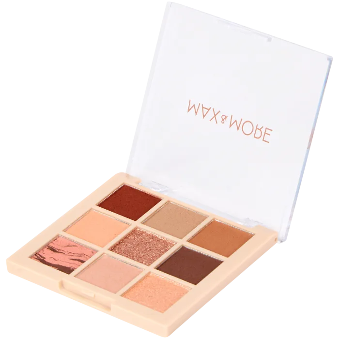 Palette d'ombres à paupières creamy Max & More