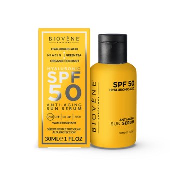 Sérum Solaire SPF 50 Acide Hyaluronique