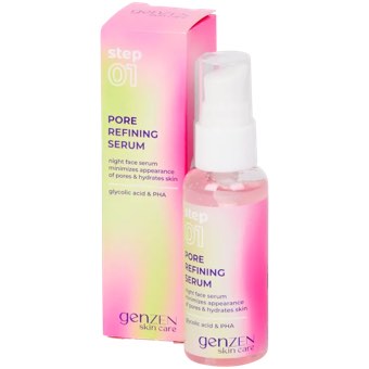 Sérum affineur de pores Gen-Zen Acide glycolique et PHA
