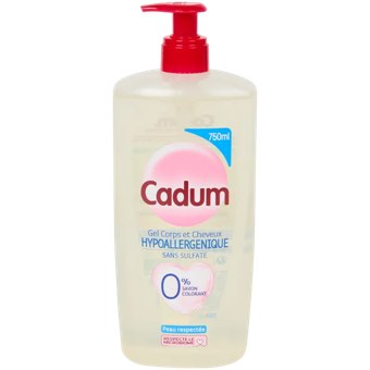 Gel douche hypoallergénique Cadum Sensitive
